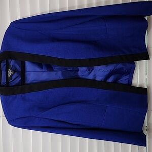 Kasper Royal Blue With Black TrimJacket sz14W